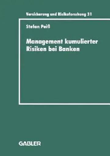 Cover of Management Kumulierter Risiken Bei Banken