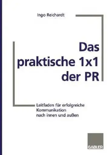 Cover of Das Praktische 1×1 Der PR