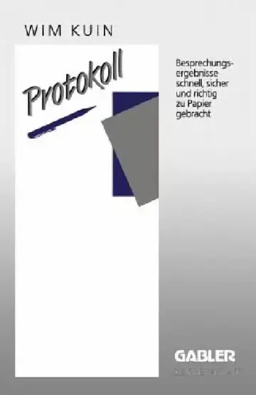 Cover of Protokoll