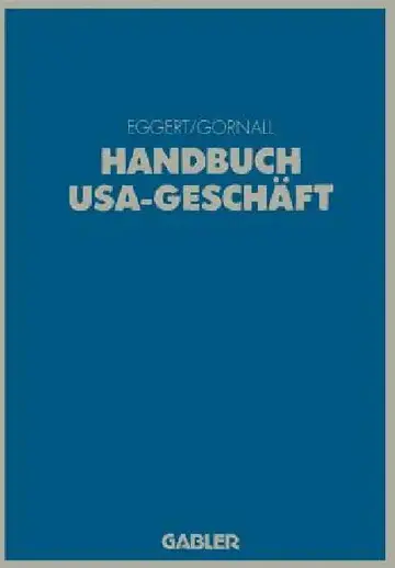 Cover of Handbuch Usa-Geschäft