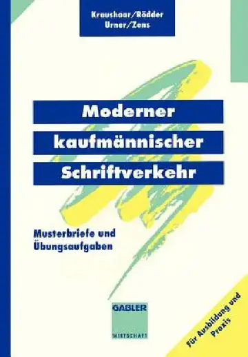 Cover of Moderner Kaufmännischer Schriftverkehr