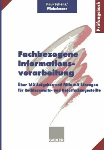 Cover of Fachbezogene Informationsverarbeitung