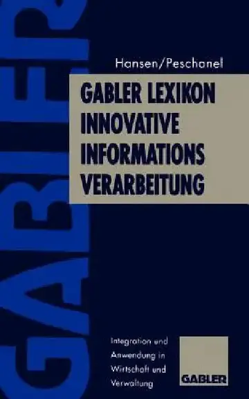 Cover of Gabler Lexikon Innovative Informations-Verarbeitung