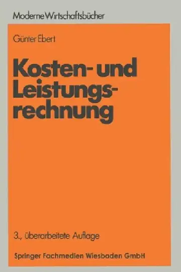 Cover of Kosten- und Leistungsrechnung