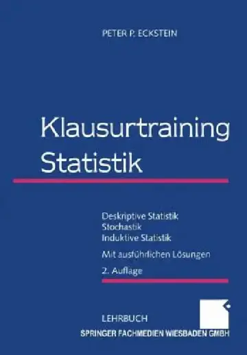 Cover of Klausurtraining Statistik