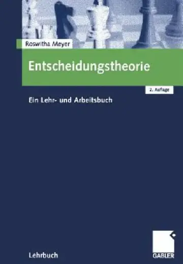 Cover of Entscheidungstheorie