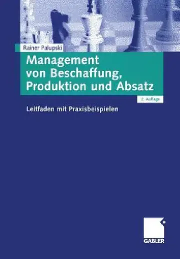 Cover of Management Von Beschaffung, Produktion Und Absatz