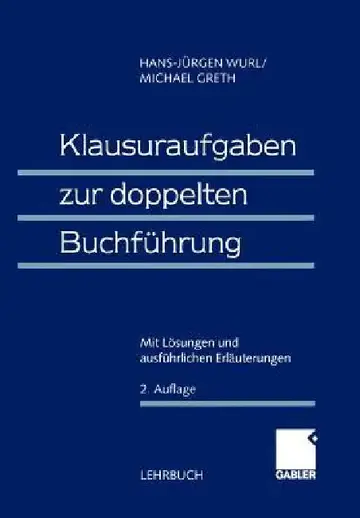 Cover of Klausuraufgaben Zur Doppelten Buchführung