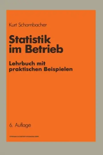 Cover of Statistik im Betrieb