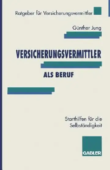 Cover of Versicherungsvermittler ALS Beruf