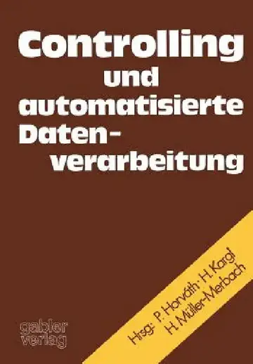 Cover of Controlling Und Automatisierte Datenverarbeitung