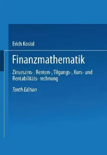 Cover of Finanzmathematik