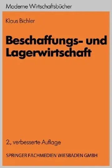 Cover of Beschaffungs- und Lagerwirtschaft