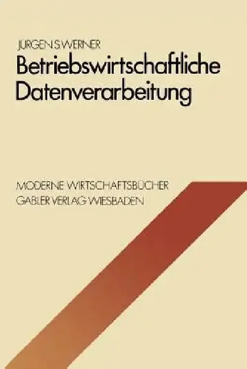 Cover of Betriebswirtschaftliche Datenverarbeitung