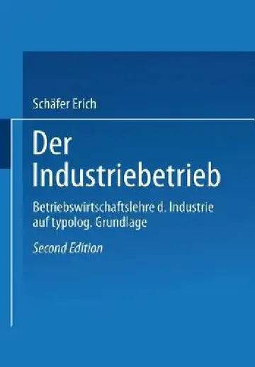 Cover of Der Industriebetrieb