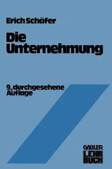 Cover of Die Unternehmung