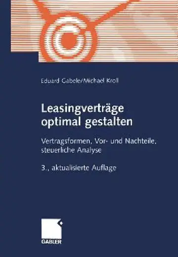 Cover of Leasingverträge Optimal Gestalten