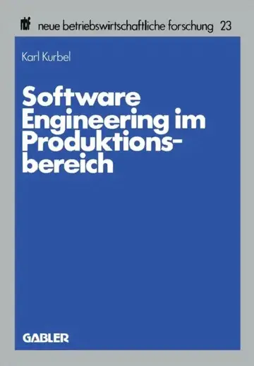 Cover of Software Engineering Im Produktionsbereich