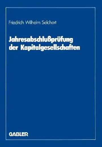 Cover of Jahresabschlußprüfung Der Kapitalgesellschaften