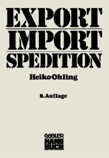 Cover of Export -- Import -- Spedition