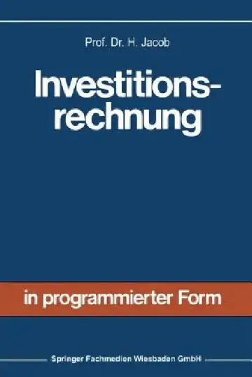 Cover of Investitionsrechnung