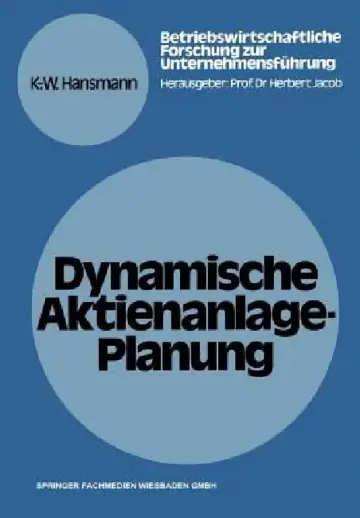Cover of Dynamische Aktienanlage-Planung
