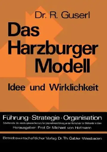 Cover of Das Harzburger Modell