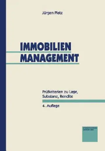Cover of Immobilien-Management
