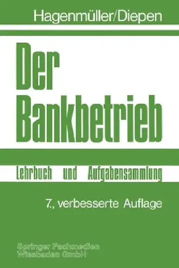 Cover of Der Bankbetrieb