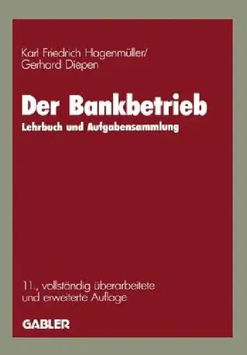 Cover of Der Bankbetrieb