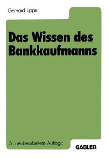 Cover of Das Wissen Des Bankkaufmanns