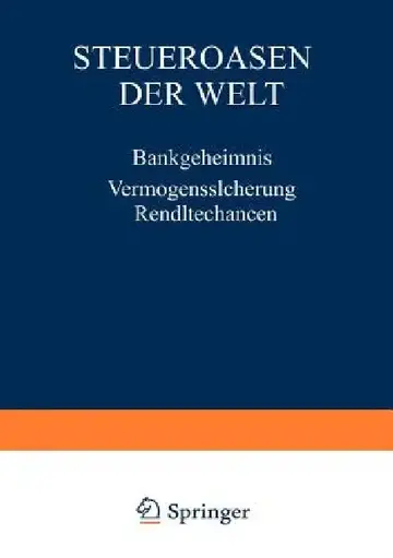 Cover of Steueroasen Der Welt