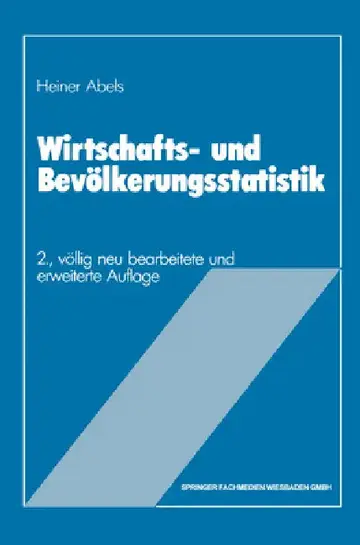 Cover of Wirtschafts- und Bevölkerungsstatistik
