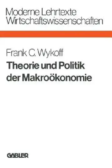 Cover of Theorie Und Politik Der Makroökonomie