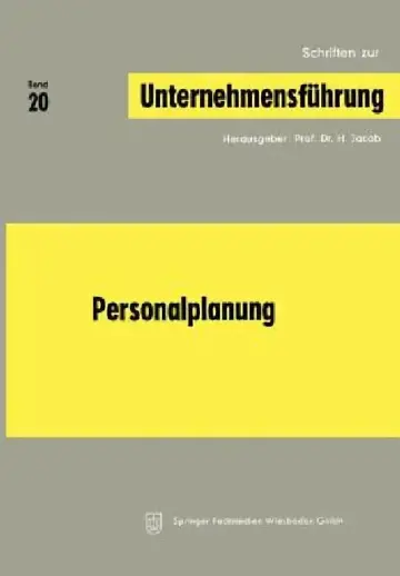 Cover of Personalplanung