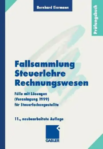 Cover of Fallsammlung Steuerlehre Rechnungswesen