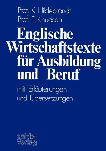 Cover of Englische Wirtschaftstexte Für Ausbildung Und Beruf