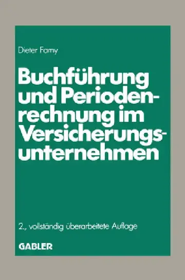 Cover of Buchführung und Periodenrechnung im Versicherungsunternehmen