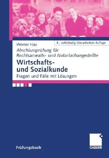 Cover of Wirtschafts- Und Sozialkunde