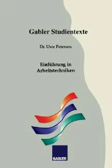 Cover of Einführung in Arbeitstechniken