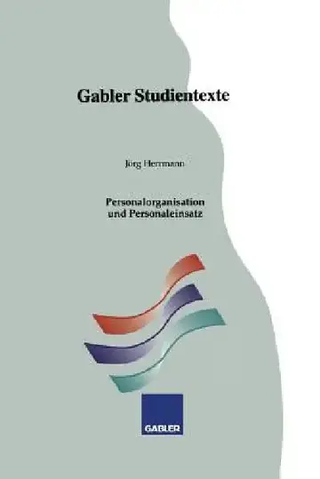 Cover of Personalorganisation Und Personaleinsatz