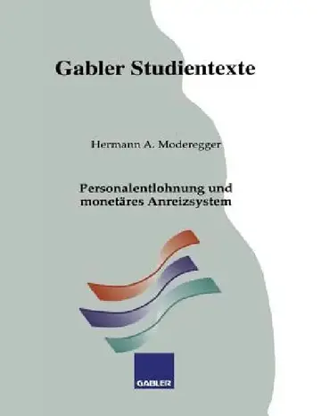 Cover of Personalentlohnung Und Monetäres Anreizsystem