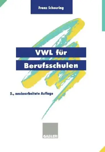 Cover of Vwl Für Berufsschulen
