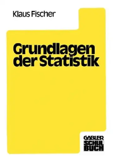 Cover of Grundlagen der Statistik