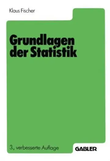 Cover of Grundlagen Der Statistik