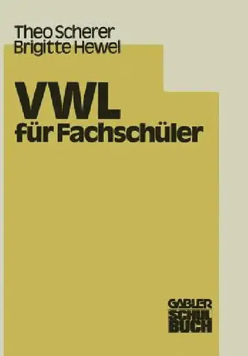 Cover of Vwl Für Fachschüler