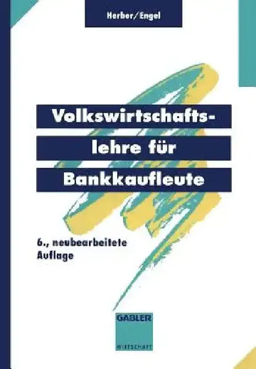 Cover of Volkswirtschaftslehre Für Bankkaufleute