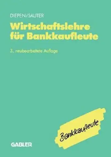 Cover of Wirtschaftslehre Für Bankkaufleute