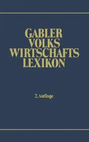 Cover of Gabler Volkswirtschafts Lexikon