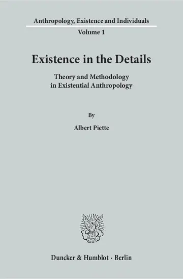 Cover of Existence in the Details